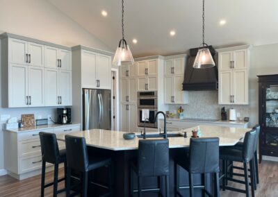 Specialty Kitchens curved island in kitchen